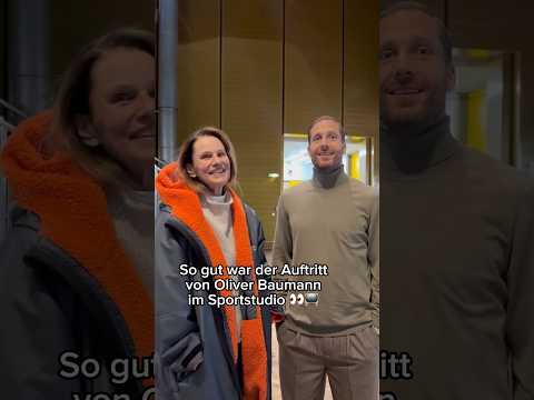 "Hör mal weg" 😂🥰 #Hoffenheim #OliverBaumann #zdfsportstudio #KatrinMüllerHohenstein