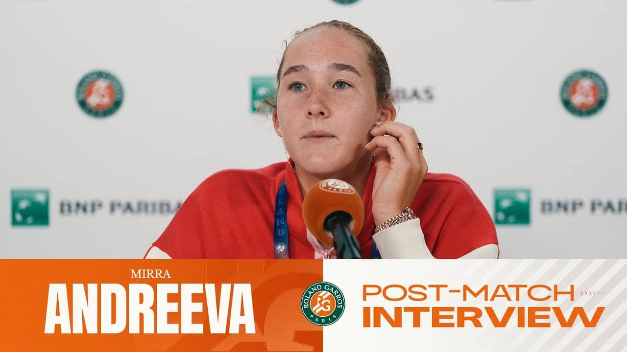 Mirra Andreeva | Round 2 Press Conference | Roland-Garros 2026