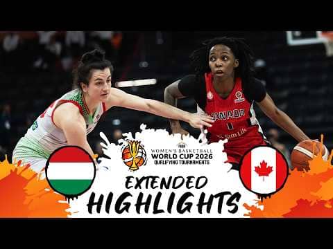 Hungary 🇭🇺 v Canada 🇨🇦 | Extended Highlights | #FIBAWWC 2026 Qualifying Tournament