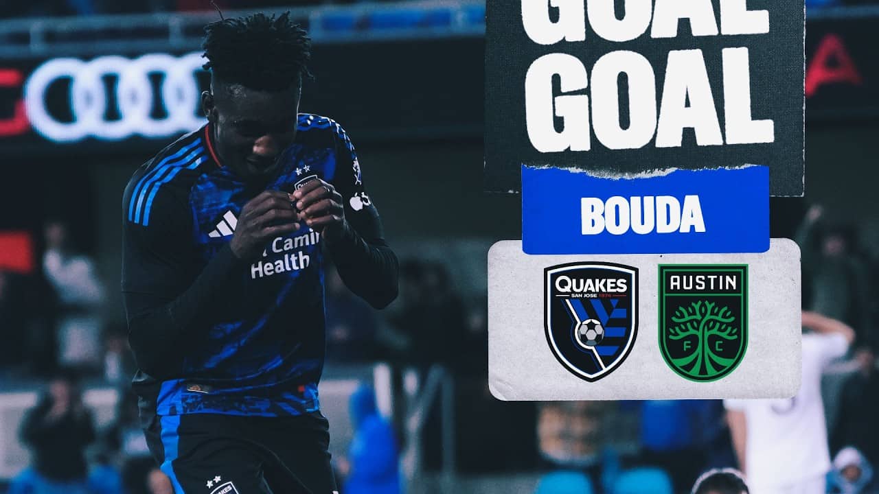 GOAL: Ousseni Bouda puts the Quakes up big! | April 22, 2026