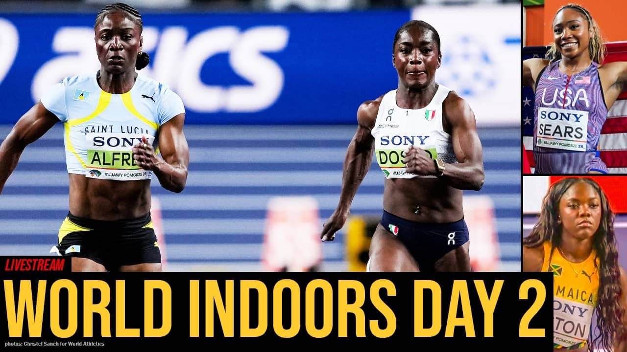 Zaynab Dosso Wins 60m Over Julien Alfred at World Indoors + Elaine Thompson-Herah 200m Reaction
