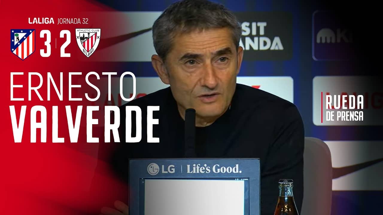 🎙Ernesto Valverde | post Atlético de Madrid 3-2 Athletic Club | LaLiga EA Sports 2025/26 MD32
