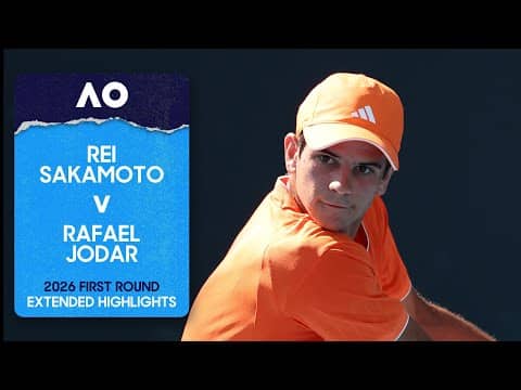 Rei Sakamoto v Rafael Jodar Extended Highlights | Australian Open 2026 First Round