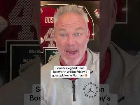 Brian Bosworth is ready for Oklahoma’s CFP game against Alabama 💪