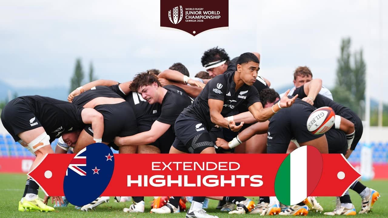 Statement Pool B win! | New Zealand v Italy | Junior World Championships 2026 | Extended Highlights