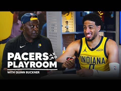 Tyrese Haliburton Talks Life, Teammates & Season with Quinn Buckner in the Pacers Playroom