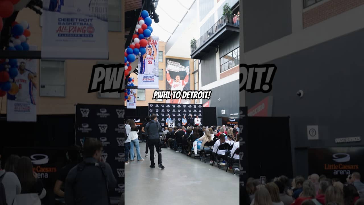 The PWHL announces expansion team coming to Detroit for the 2026-27 season