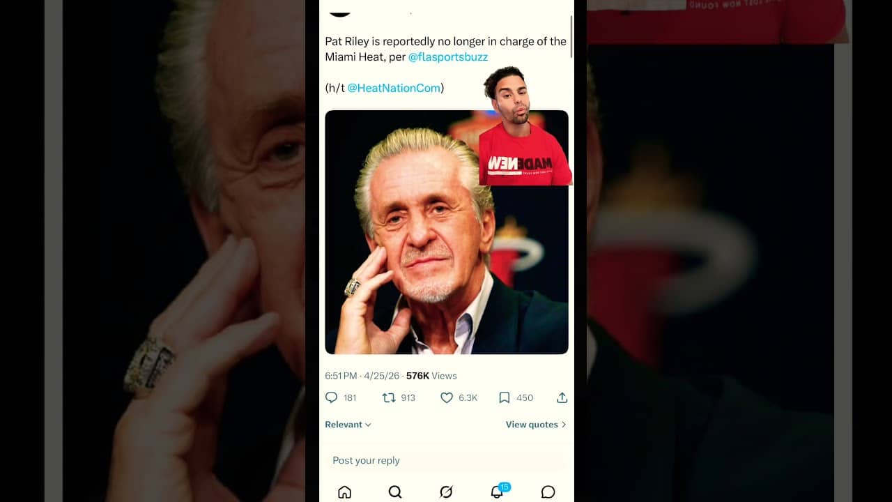 Pat Riley’s press conference scheduled today at 1 PM! What do you guys think Pat will say? #shorts