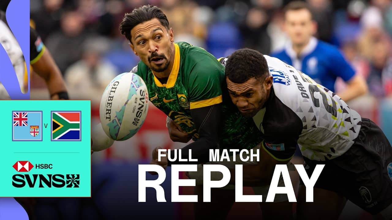 TENSE battle in New York! ⚔️ | Fiji v South Africa | HSBC SVNS New York 2026 | Full Match Replay
