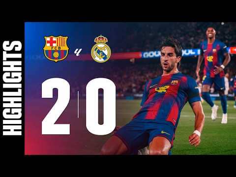 FC BARCELONA 2 vs 0 REAL MADRID | LALIGA 2025/26 MD 35 | LEAGUE CHAMPIONS!!! 🏆🔵🔴