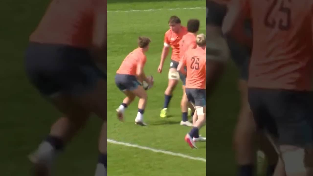 George Newman scores for England U19 Men with some quick thinking ⚡️