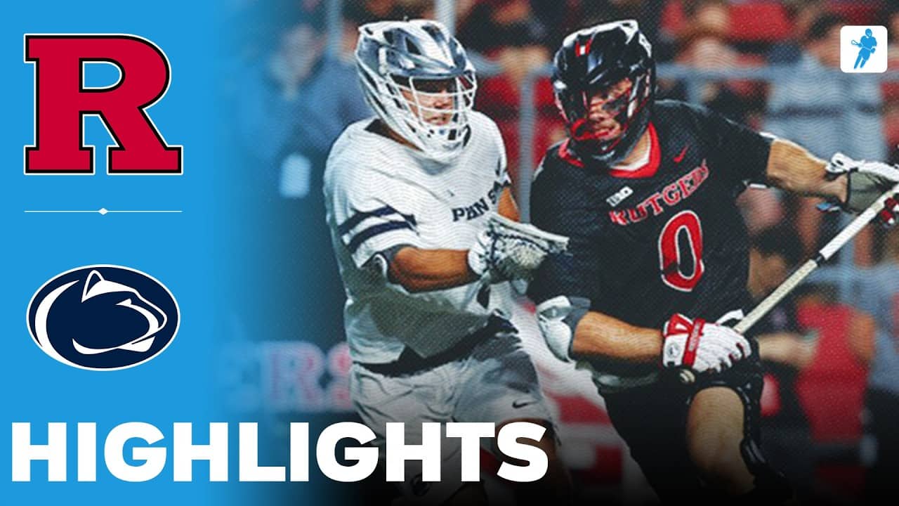 Rutgers vs Penn State | NCAA College Lacrosse | Highlights - April 17, 2026