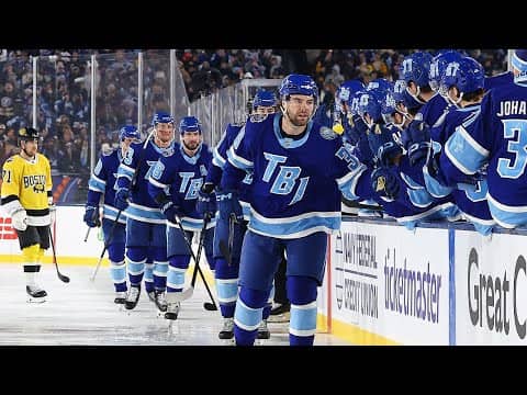 LIGHTNING strike just 11 SECONDS into Stadium Series!
