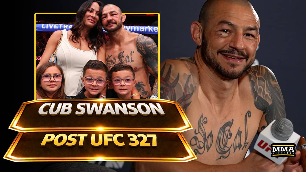 Cub Swanson Reflects On Career After UFC 327 Win: 'I'm Over It, Fighting Is Painful'