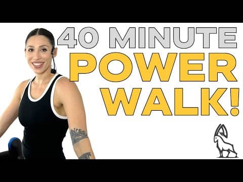40-Minute Power Walk Treadmill Workout with Coach Rachael