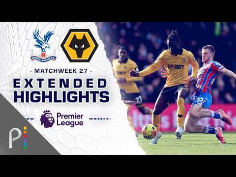 Crystal Palace v. Wolves | PREMIER LEAGUE HIGHLIGHTS | 2/22/2026 | NBC Sports