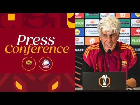 🟨 LIVE 🟥 LA CONFERENZA STAMPA DI GIAN PIERO GASPERINI E EVAN NDICKA ALLA VIGILIA DI ROMA-LILLE