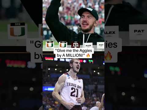 You knew Alex Caruso had to go with the Aggies 💪