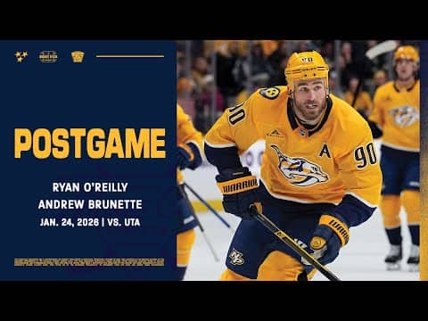 Ryan O’Reilly & Andrew Brunette - Postgame: Jan. 24, 2026