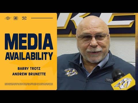 Barry Trotz & Andrew Brunette - Media Availability: Oct. 22, 2025