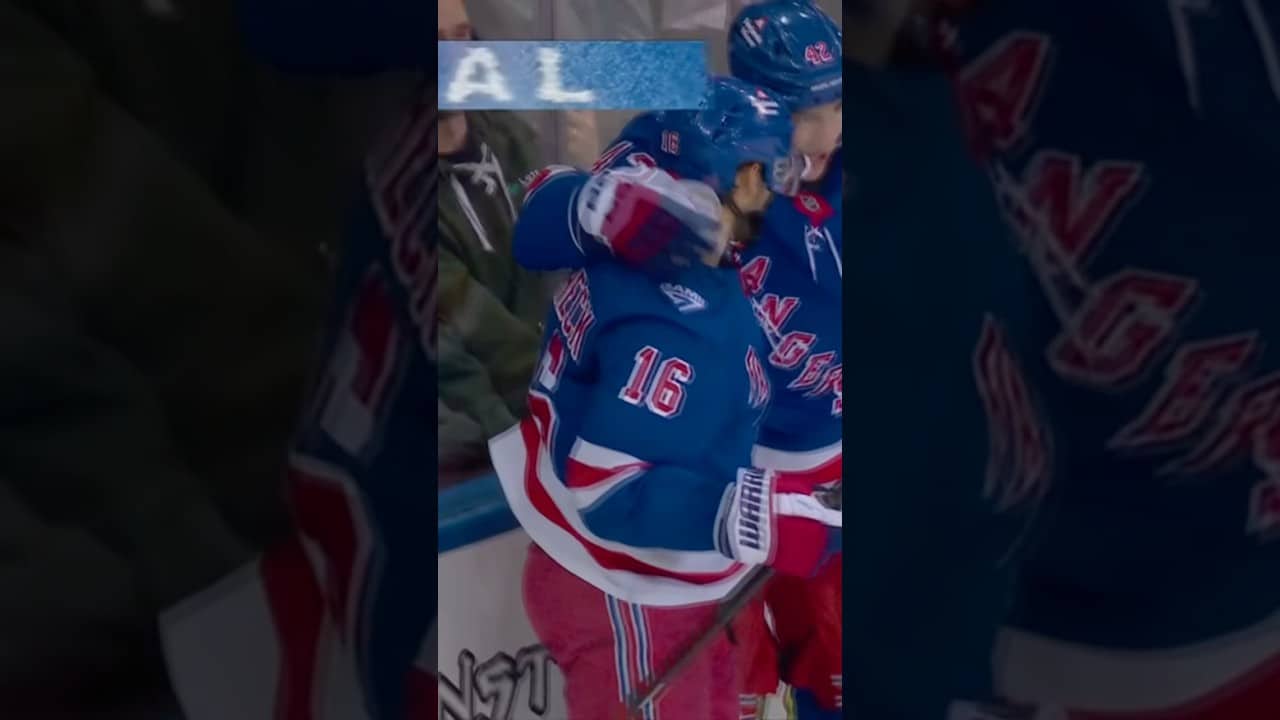 1️⃣6️⃣ GOALS ON THE SEASON FOR NO. 1️⃣6️⃣ #vincenttrocheck #nyr #nhl #hockey #goal