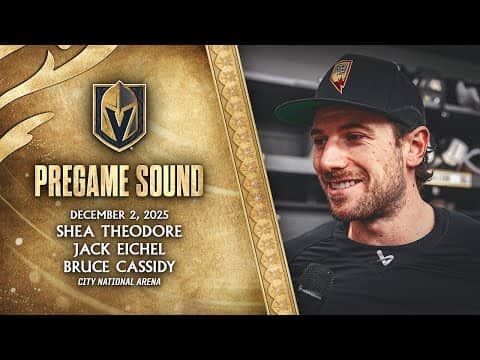 🎥 PREGAME SOUND: Theodore, Eichel & Cassidy
