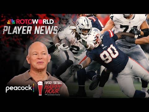 Ashton Jeanty is too good to bail on now, buy low | Fantasy Football Happy Hour | NFL on NBC