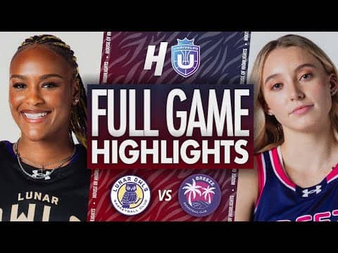 Lunar Owls vs Breeze - FULL GAME Highlights | January 24, Unrivaled 2026