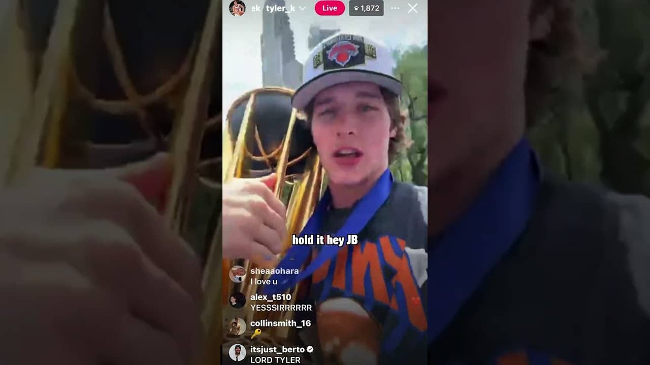 “This my real trophy right here. Y’all got that one I got this one.” Tyler Kolek to Jalen Brunson 😂