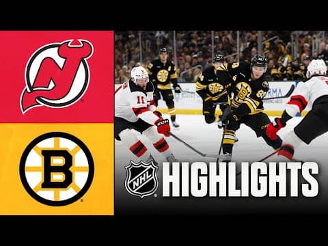 Devils vs. Bruins | NHL Highlights | December 06, 2025