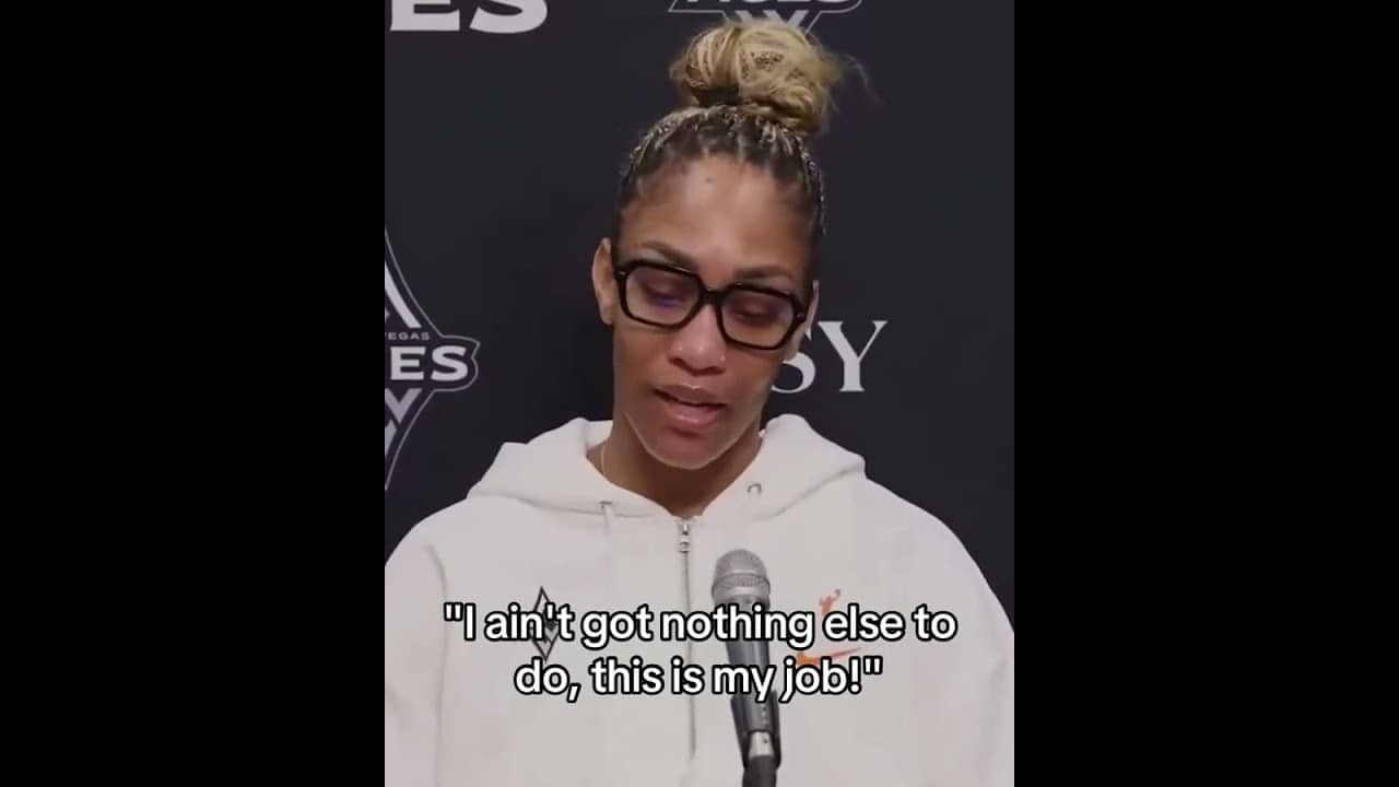 A'ja Wilson was candid on the WNBA's decision to expand to a 50-game season 😅