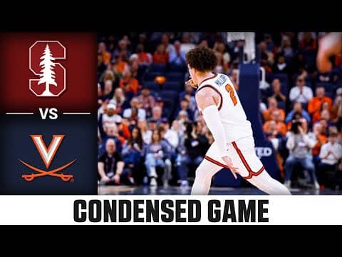 Stanford vs. Virginia Condensed Game | 2025-26 ACC Men's Basketball