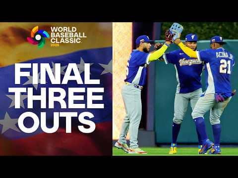FINAL 3 OUTS: Team Venezuela shuts out Team Nicaragua 4-0  in Pool D World Baseball Classic action