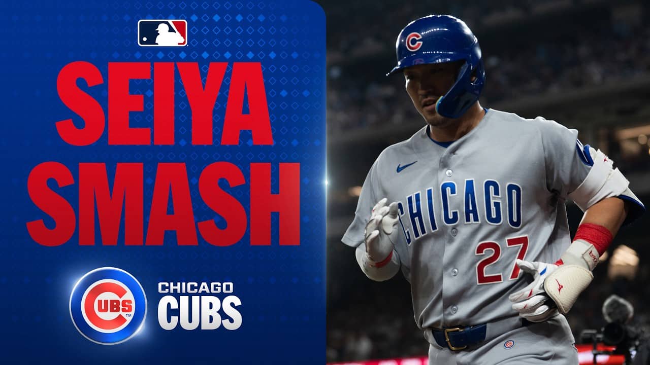 Seiya Suzuki crushes a two-run home run for the Cubs! 🐻 (419 feet, 110.2 MPH 💪) | MLB Highlights