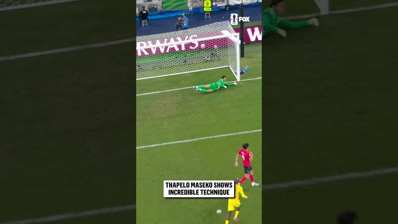 Cool, calm and composed finish from Thapelo Maseko for South Africa 🇿🇦