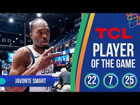Javonte Smart (22 PTS) | TCL Player Of The Game | USA 🇺🇸 vs BRA 🇧🇷 | FIBA AmeriCup 2025