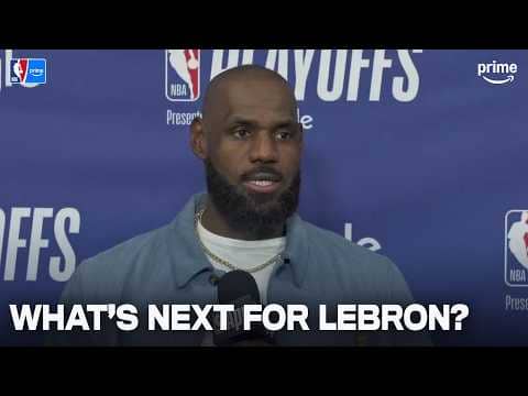 LeBron James on His Future After the Lakers’ Playoff Exit | NBA on Prime