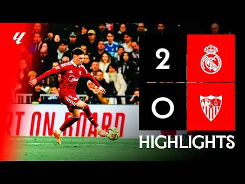 Real Madrid vs Sevilla FC (2-0) LALIGA | Resumen