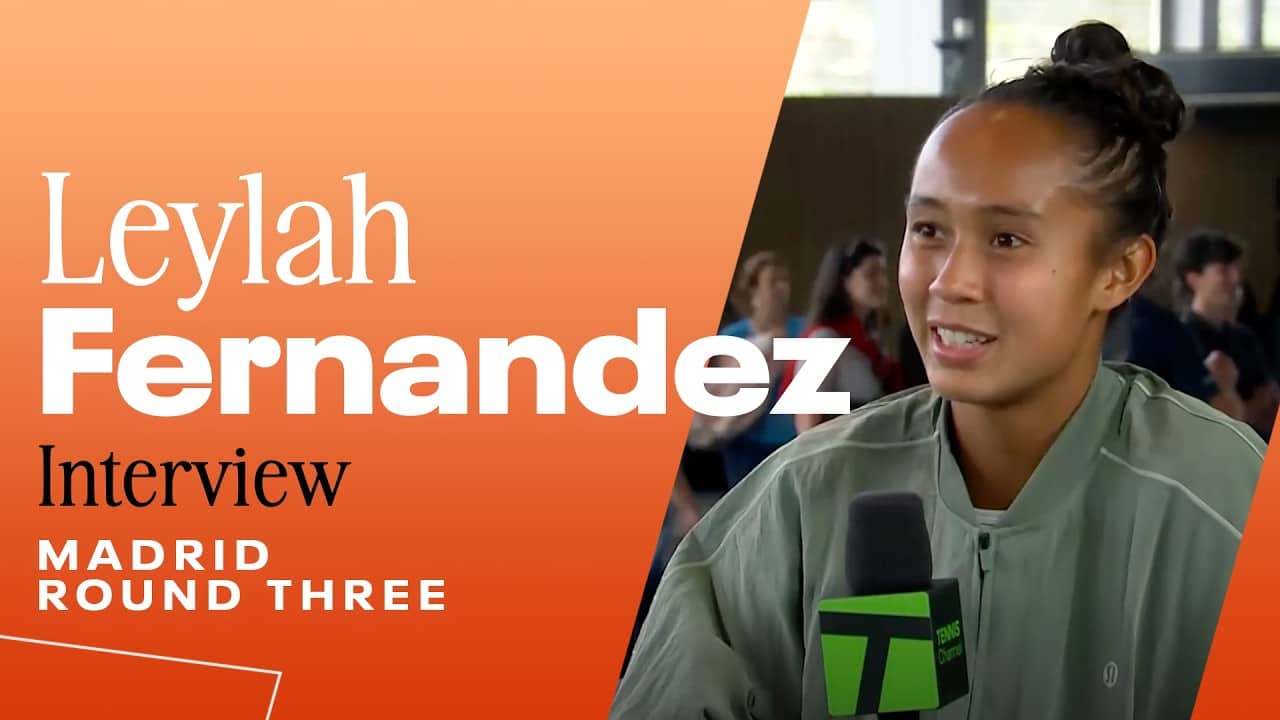Leylah Fernandez on visiting the Real Madrid stadium tennis courts | 2026 Madrid