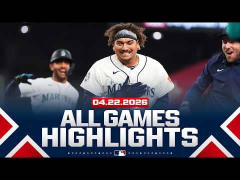 Highlights from ALL GAMES on 4/22 (Cubs win 8th straight, Munetaka Murakami homers AGAIN, MORE!)