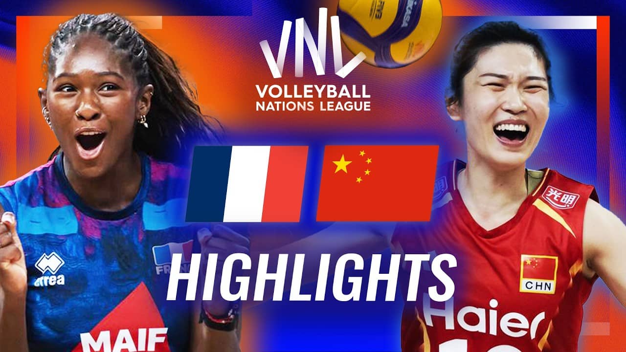 France 🇫🇷 vs. China 🇨🇳 - Highlights | Week 2 | Women's VNL 2026