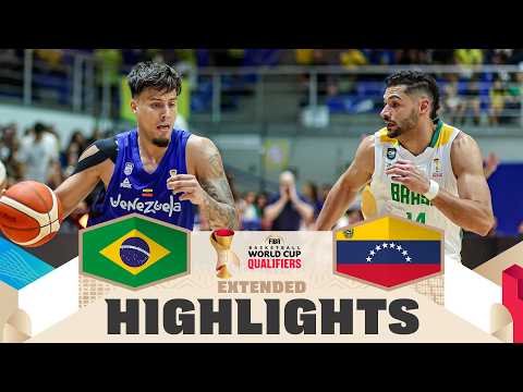 Brazil 🇧🇷 v Venezuela 🇻🇪 | Extended Highlights | FIBA Basketball World Cup 2027 Americas Qualif.