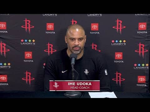 Ime Udoka with a Press Conference vs Lakers