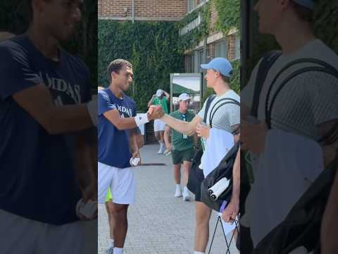 Jannik Sinner 🤝 Felix Auger Aliassime
