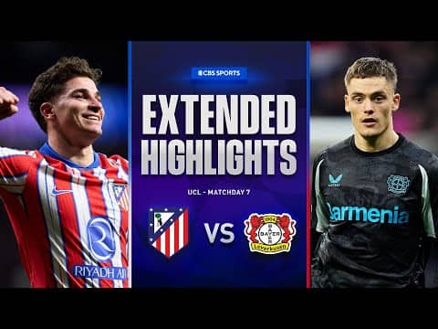 Atlético Madrid vs. Bayer Leverkusen: Extended Highlights | UCL League Phase MD 7 | CBS Sports