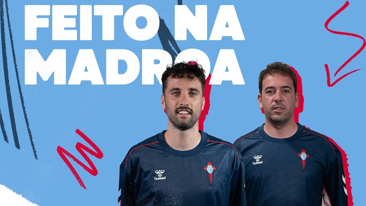 Isto tamén é CANTEIRA 🩵 Dous técnicos FEITOS NA MADROA promocionan no Celta!