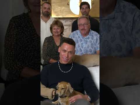 Gus and Penny Judge were the real stars of their dad's MVP interview ❤️