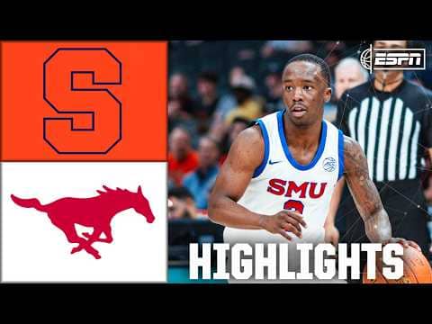 Syracuse Orange vs. SMU Mustangs | ACC MBB Tournament Highlights | ESPN College Basketball
