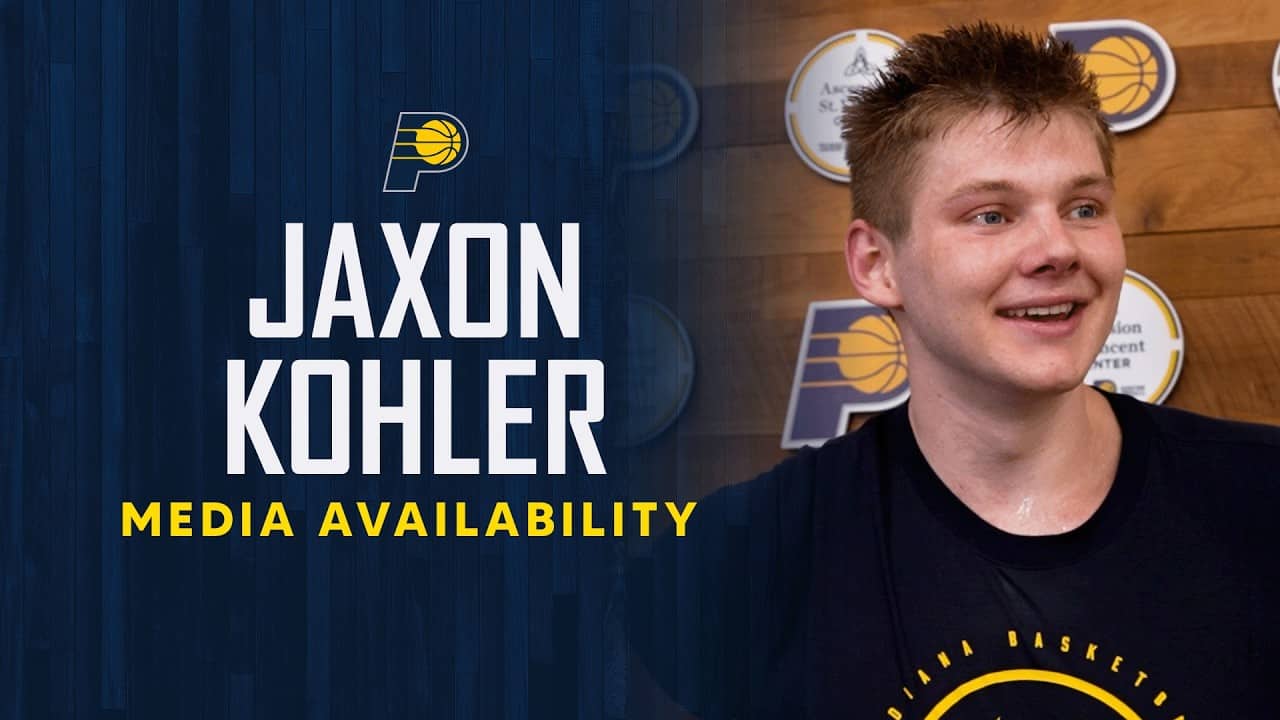 Indiana Pacers Pre-Draft Workouts: Jaxon Kohler Media Availability (May 29, 2026)