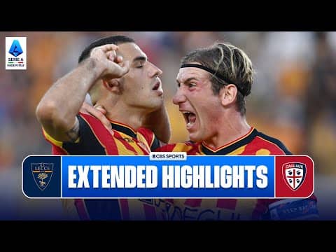 Lecce vs. Cagliari: Extended Highlights | Serie A | CBS Sports Golazo